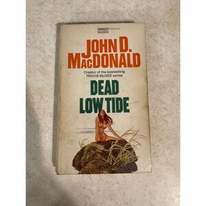 Dead Low Tide John D MacDonald Vintage 1953 Fawcett Gold Medal Paperback M2922